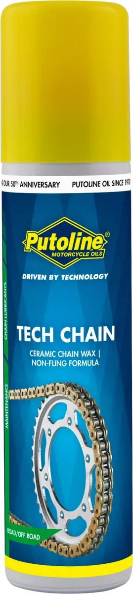 Putoline Tech Chain Kettingspray 75ml - Anti-slijtage & Waterafstotend