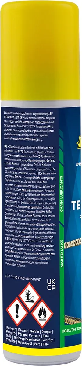 Putoline Tech Chain Kettingspray 75ml - Anti-slijtage & Waterafstotend