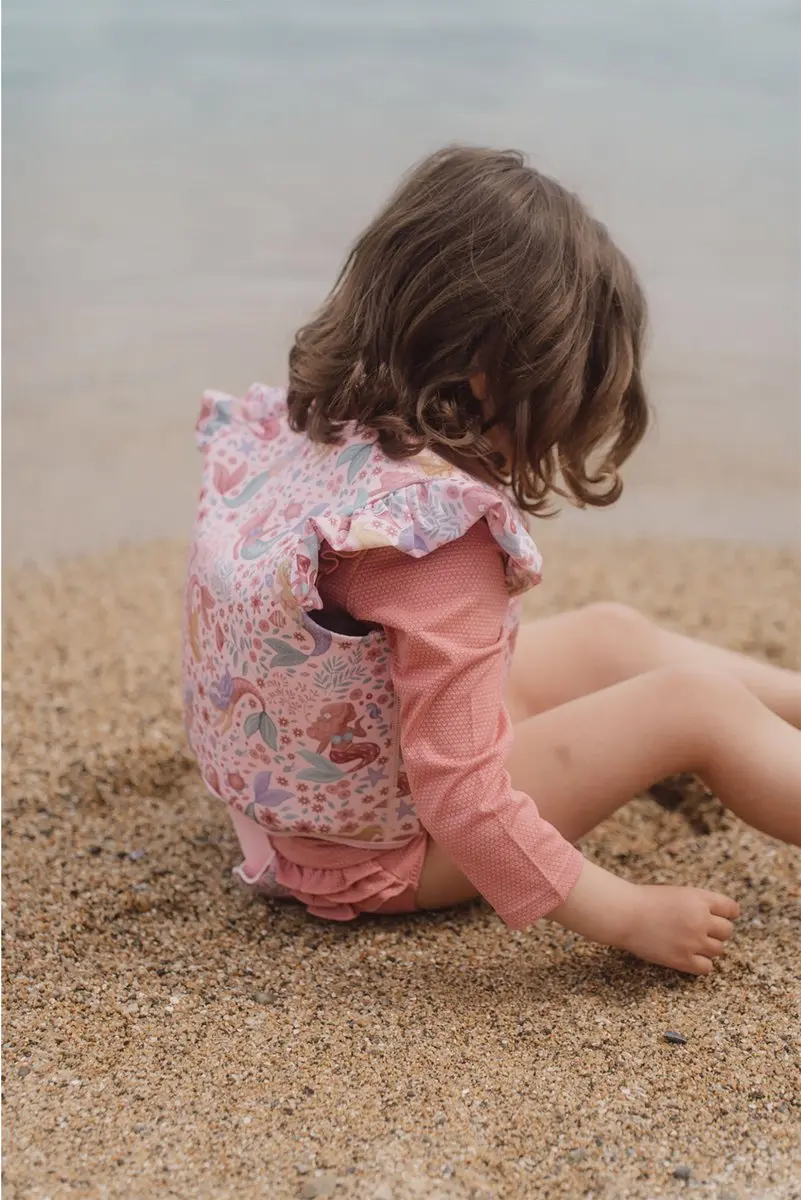 Little Dutch Dreamy Mermaid Zwemvest - Roze