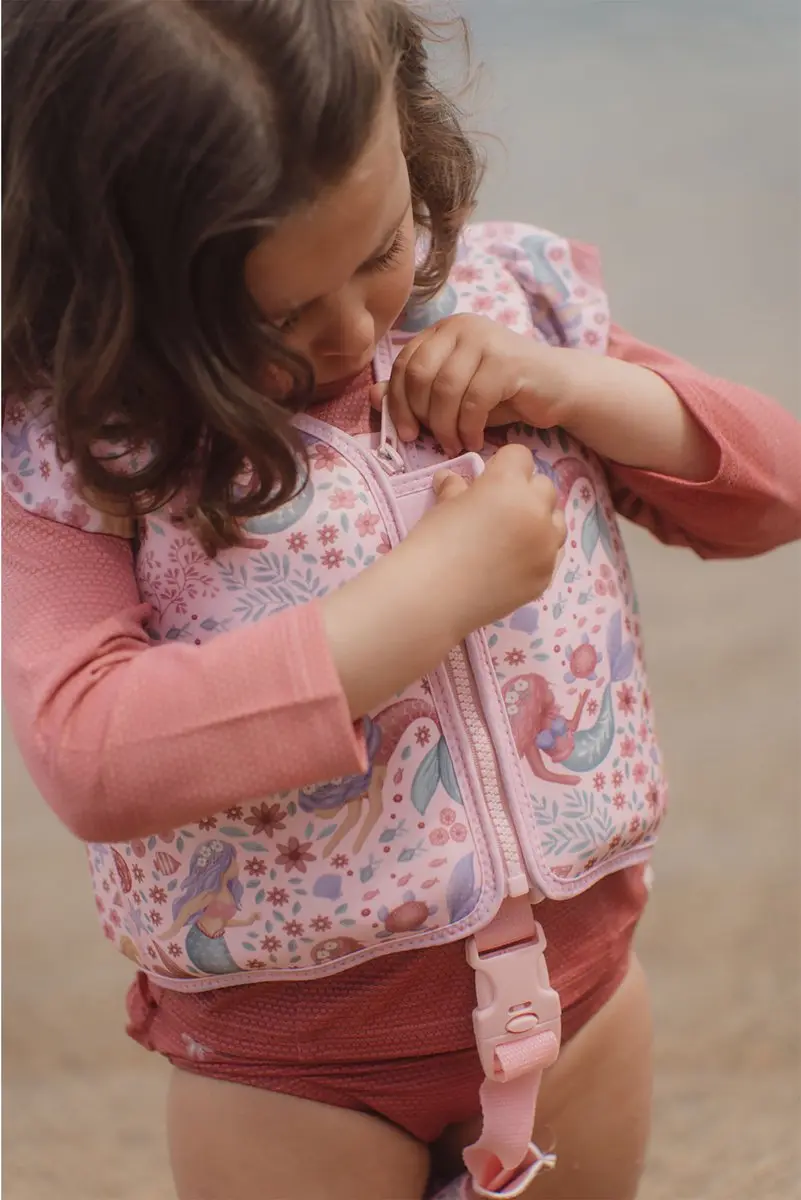 Little Dutch Dreamy Mermaid Zwemvest - Roze