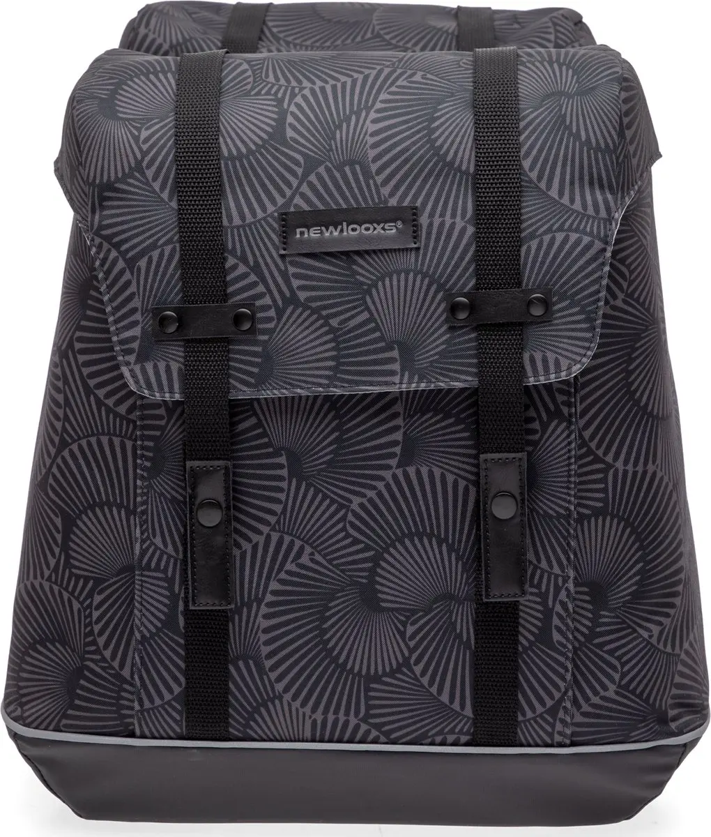 New Looxs Alba Double Selo Dubbele Fietstas 34L - Zwart