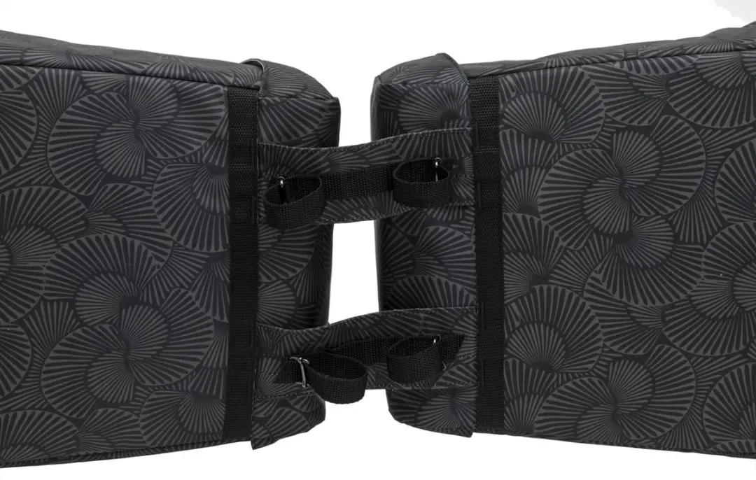 New Looxs Alba Double Selo Dubbele Fietstas 34L - Zwart