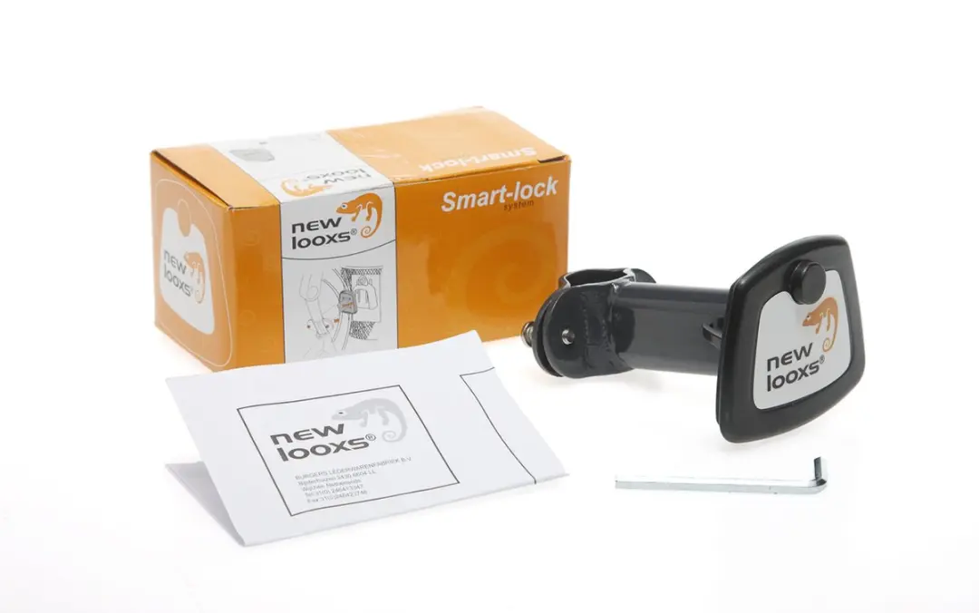 New Looxs Smartlock Fietsmand Bevestiging - Zwart - afbeelding 2 van 5
