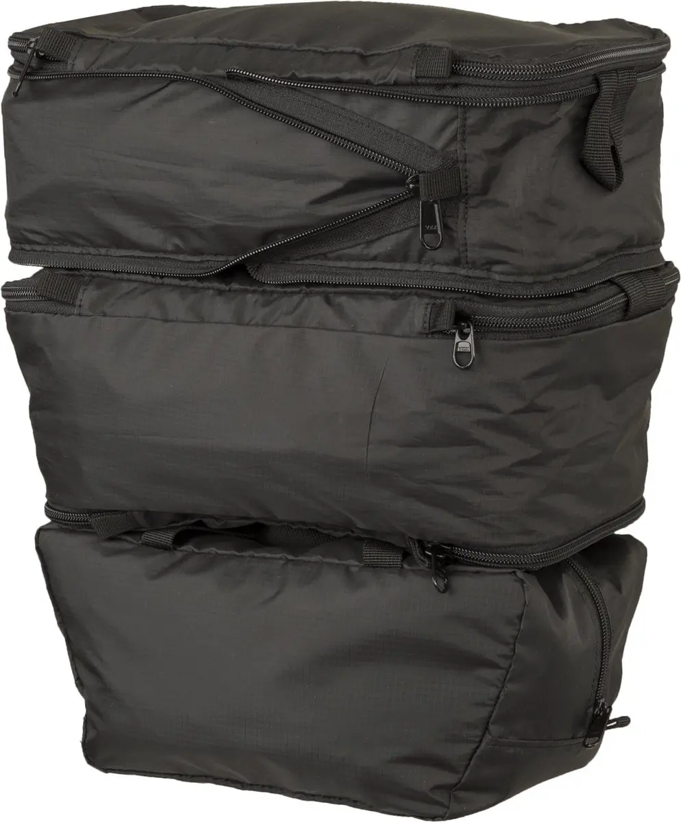 AGU Packing Cubes - 3-delig Zwart