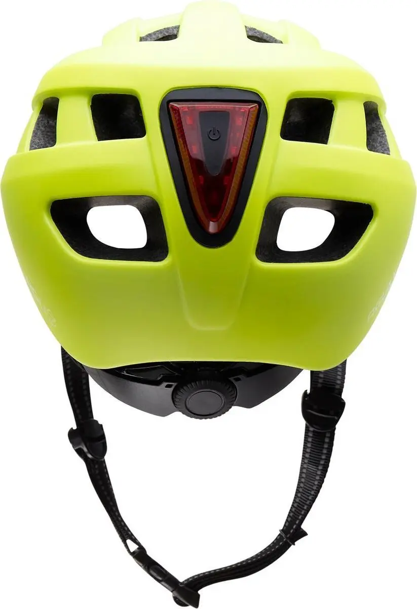 AGU Civick Fietshelm L/XL - Fluo Geel - met LED