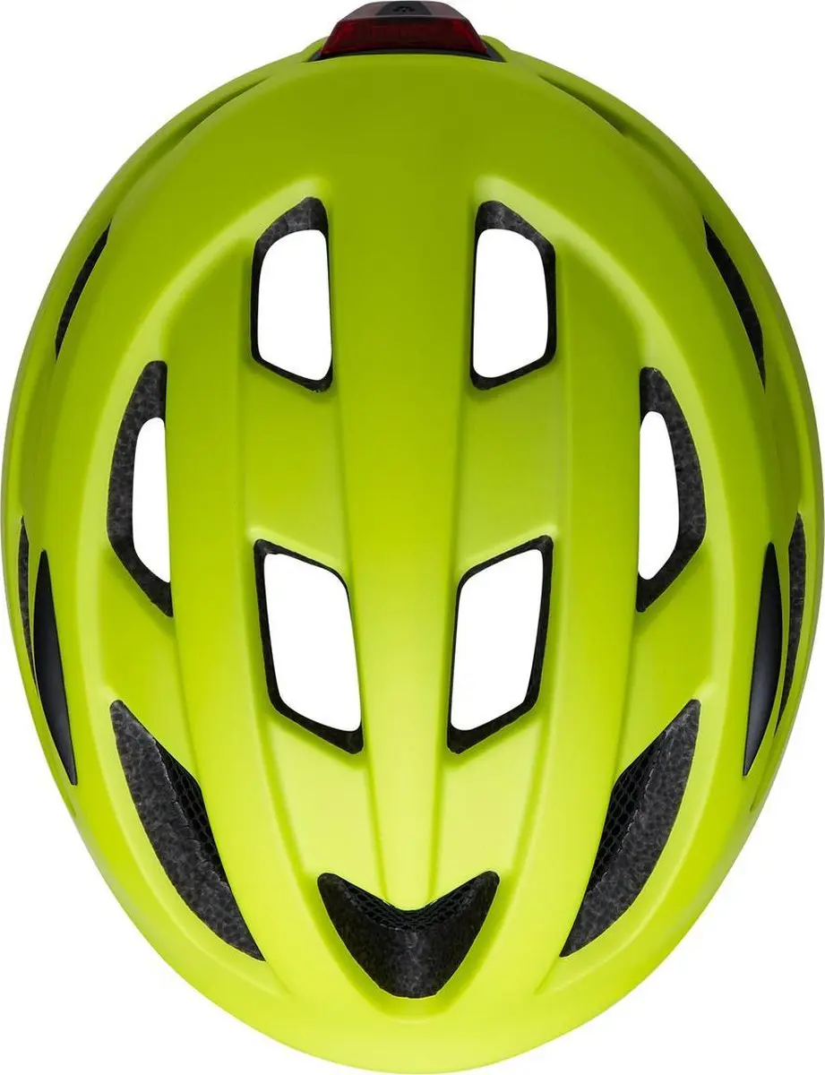 AGU Civick Fietshelm L/XL - Fluo Geel - met LED