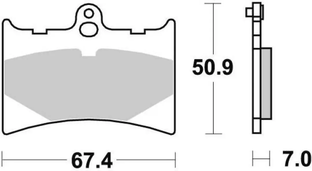 Plaquette de frein SBS pour Moto Gilera 125 SP01 1989 AVG Neuf