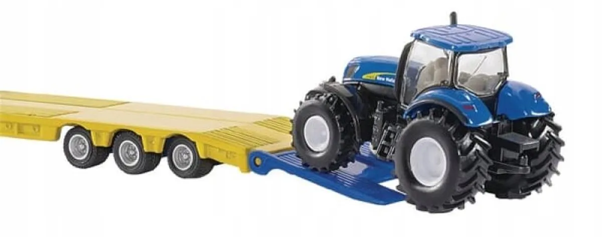 SIKU New Holland Vrachtwagen met Aanhanger 1:87 - Metaal