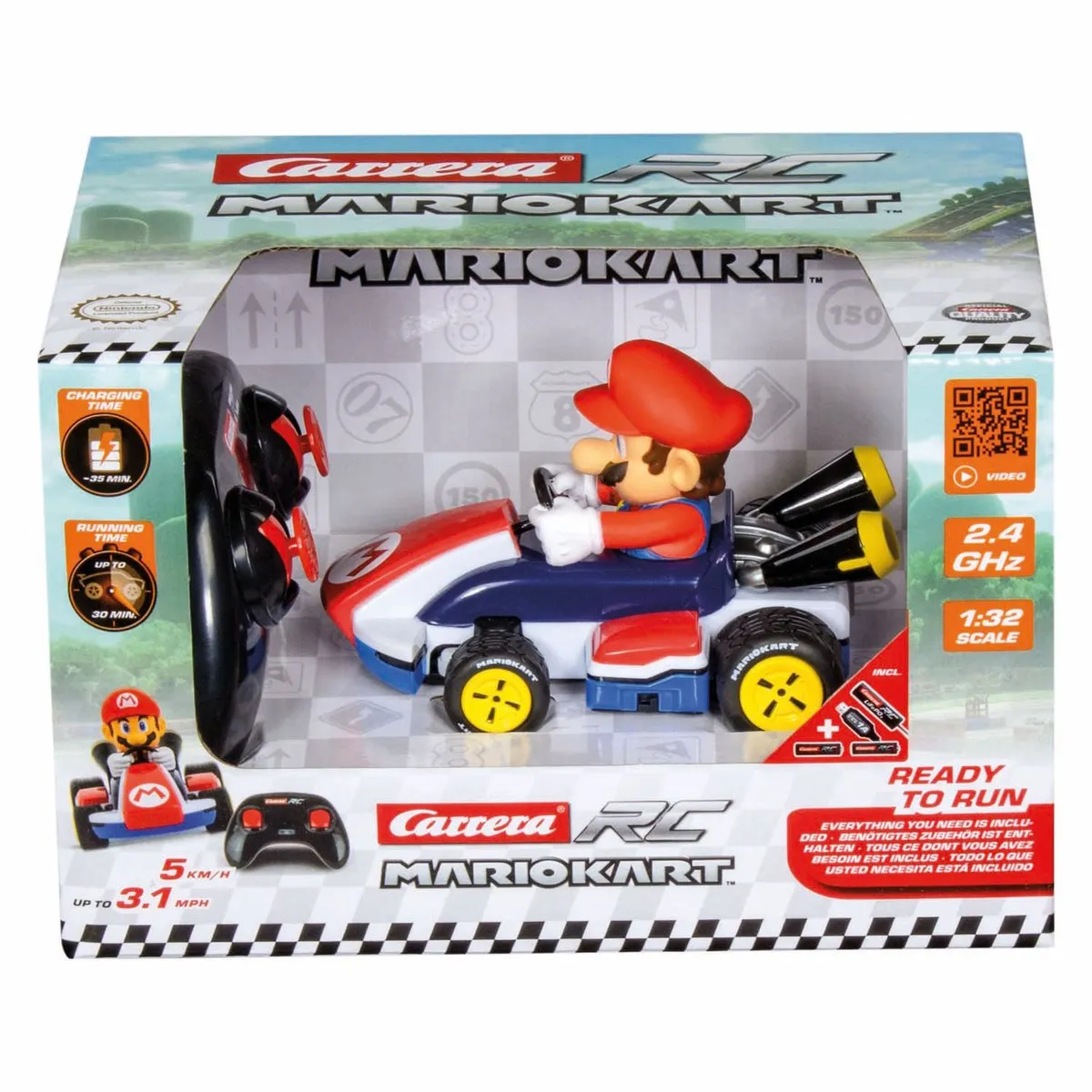 Carrera RC Mario Kart R Kart 1:32 - 2,4GHz Kant-en-klaar