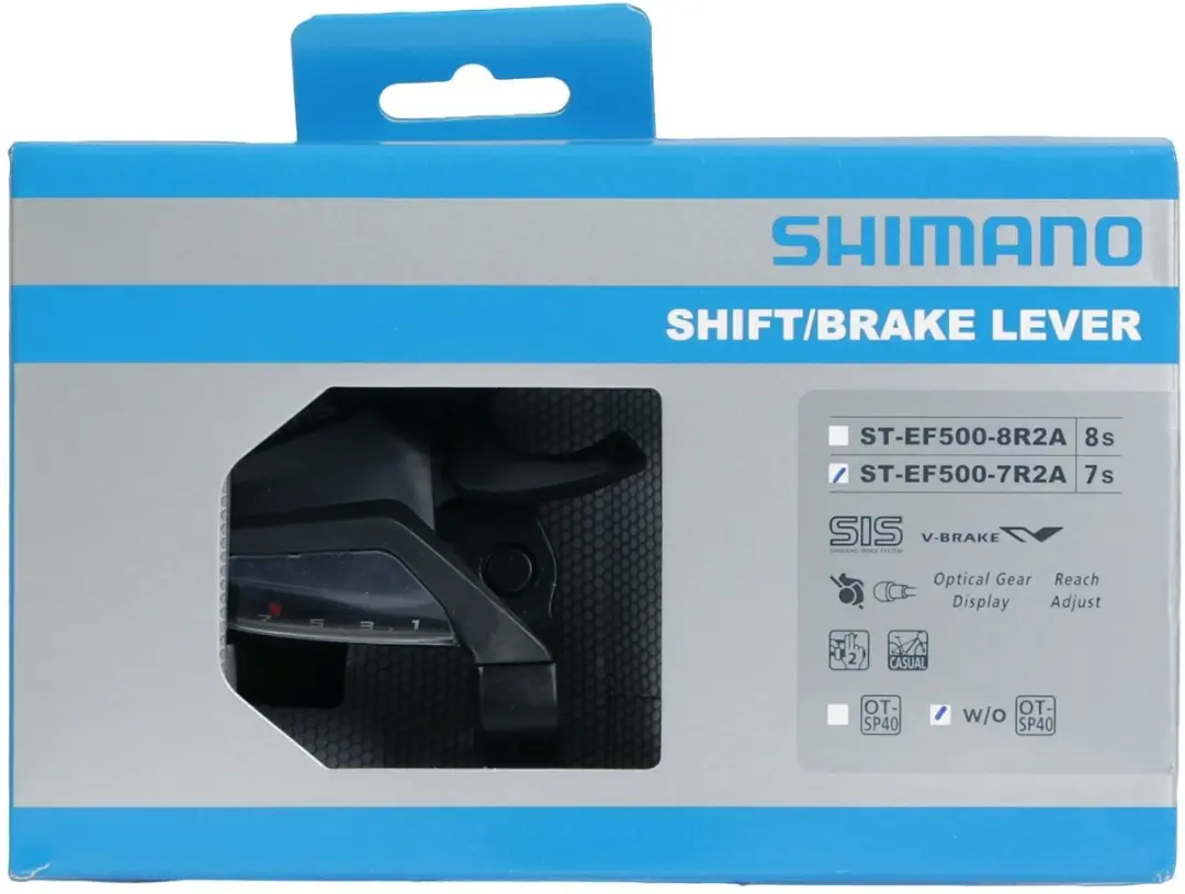 Shimano ST-EF500 Schakel-/remhendel 7-speed - Zwart - afbeelding 6 van 6
