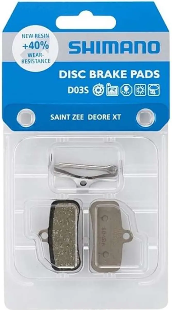 Shimano D03S-RX Schijfremblokken - Zilver