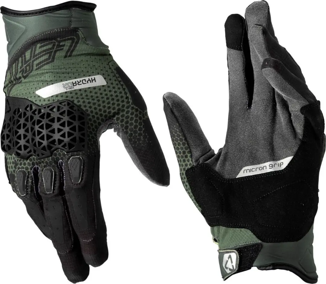 Leatt ADV HydraDri 5.5 Handschoenen - Zwart/Olijf - M - afbeelding 4 van 6