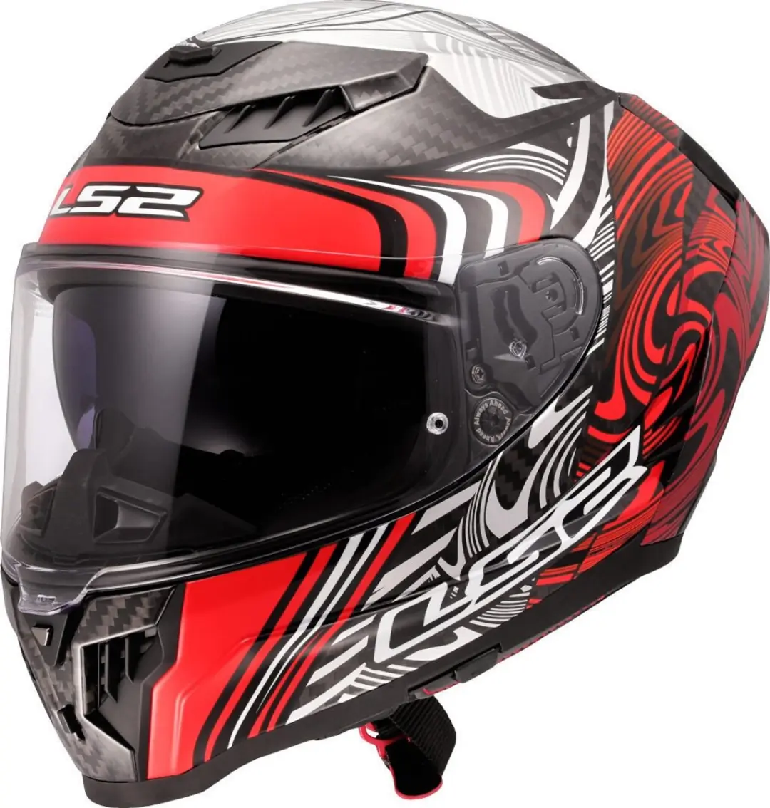 LS2 Helm Dragon Enthum FF807 rood maat XL