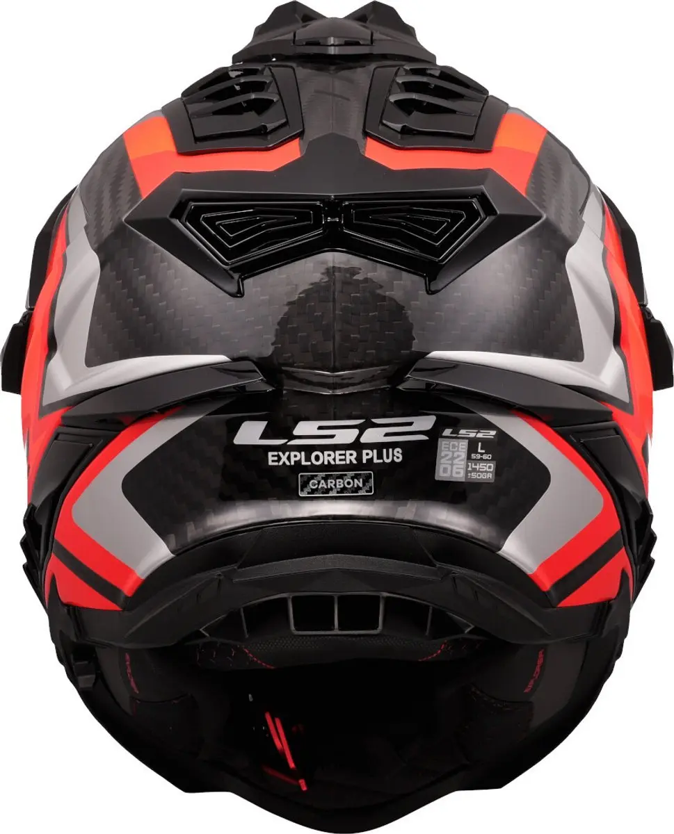LS2 MX701 Explorer C Frontier II Motorhelm - Maat S - Oranje