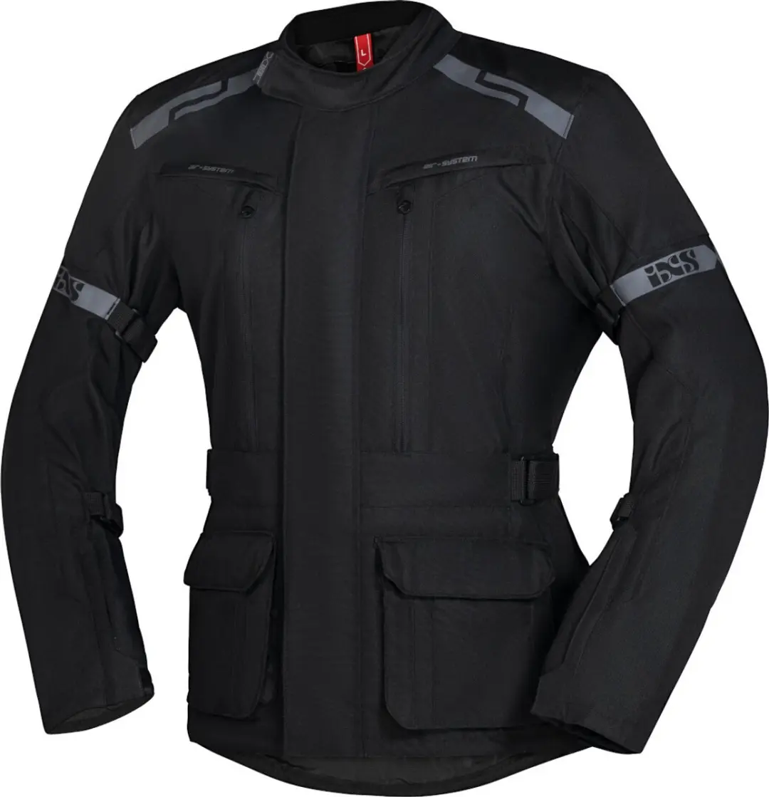 IXS Evans-ST 2.0 Waterdichte Touring Zwart Textiele Motorjas