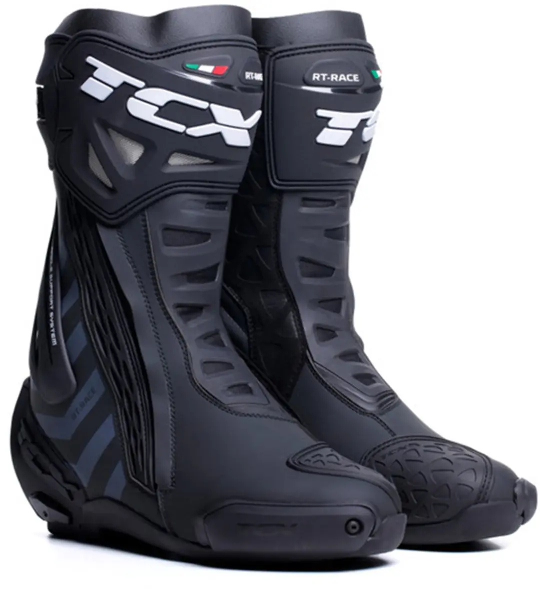 TCX RT-Race Zwart Donkergrijs Motorschoenen