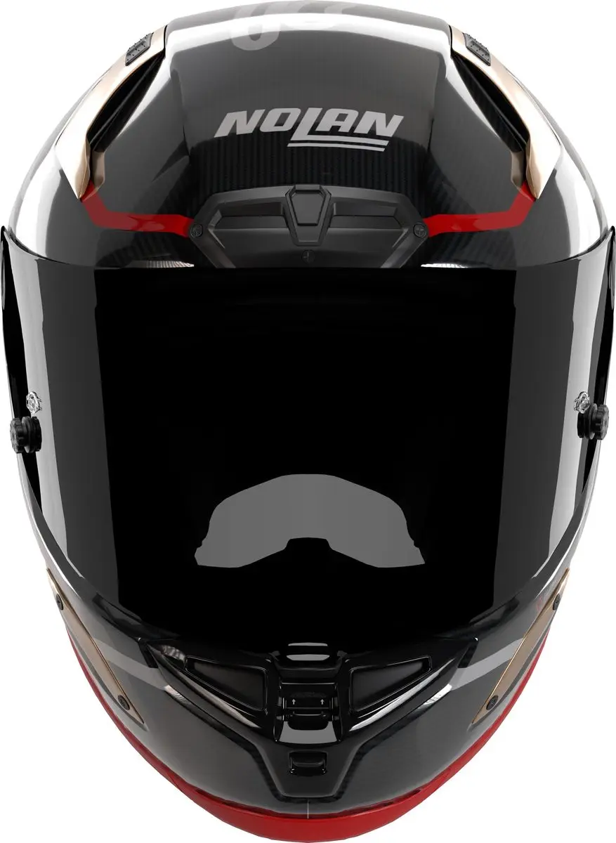 Nolan X-804 RS Ultra Carbon Helm - M - Grijs/Rood - afbeelding 4 van 6