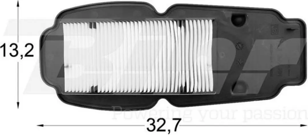 Vicma Luchtfilter Honda Varadero 125 9676 - Blanc