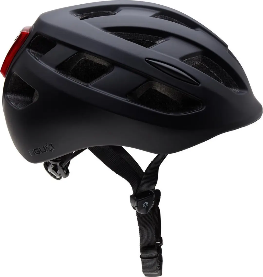 AGU Civick Fietshelm L/XL - Zwart - met LED