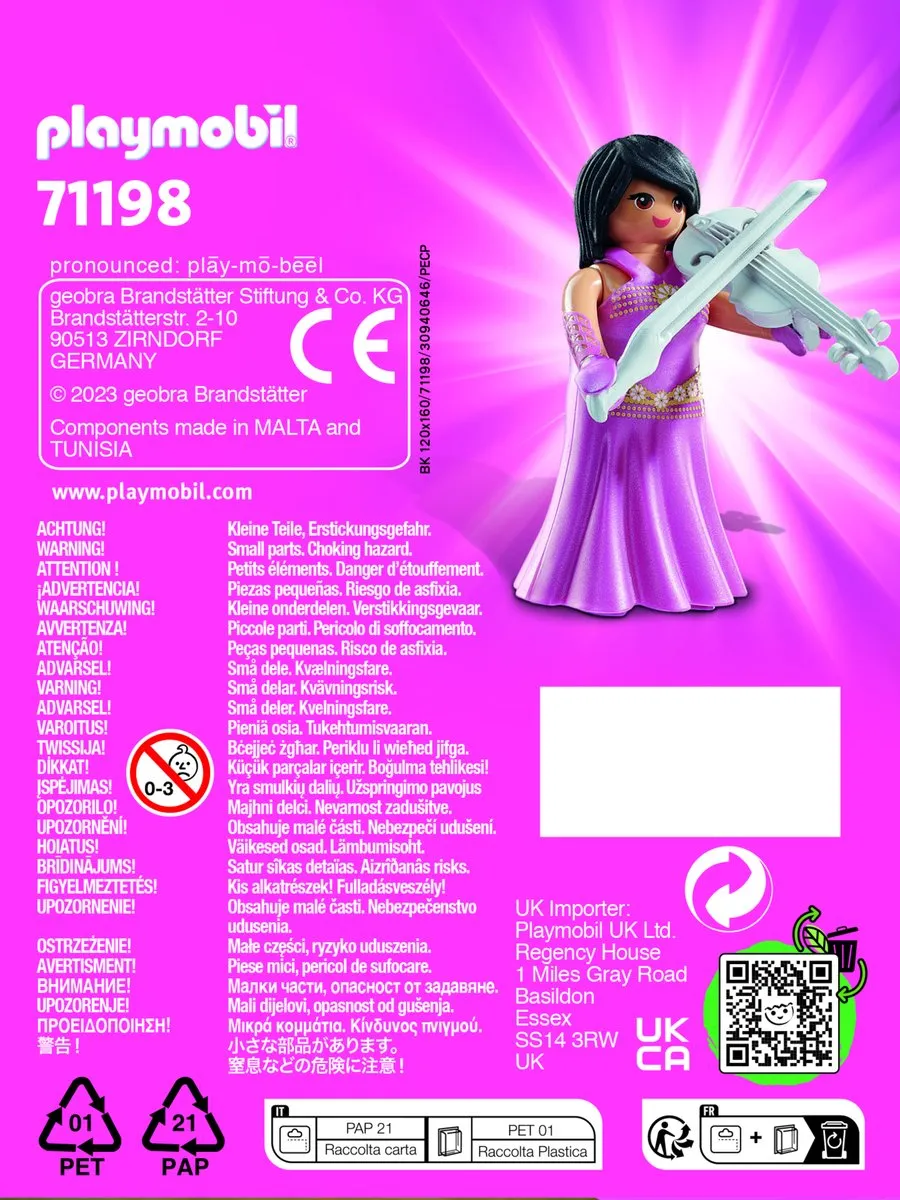 Playmobil Playmo-Friends Violiste 71198 - Multicolor