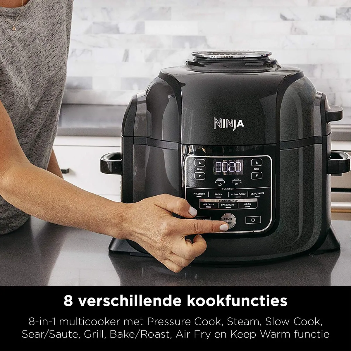 Ninja Foodi OP300EU Multicooker 1460W - 5,7L - 10 Programma's - Zwart