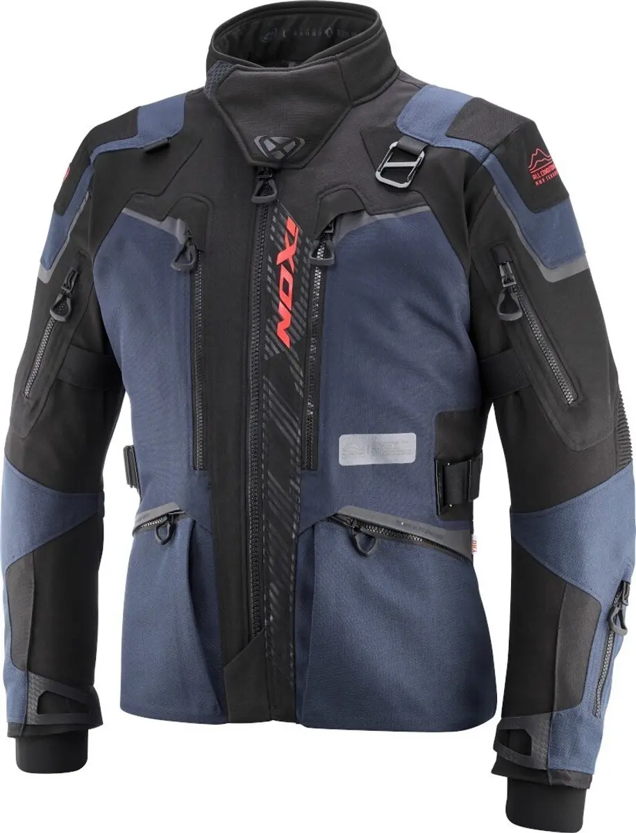 IXON Odin Motorjas - Marineblauw/Zwart/Rood - 4-seizoenen - M