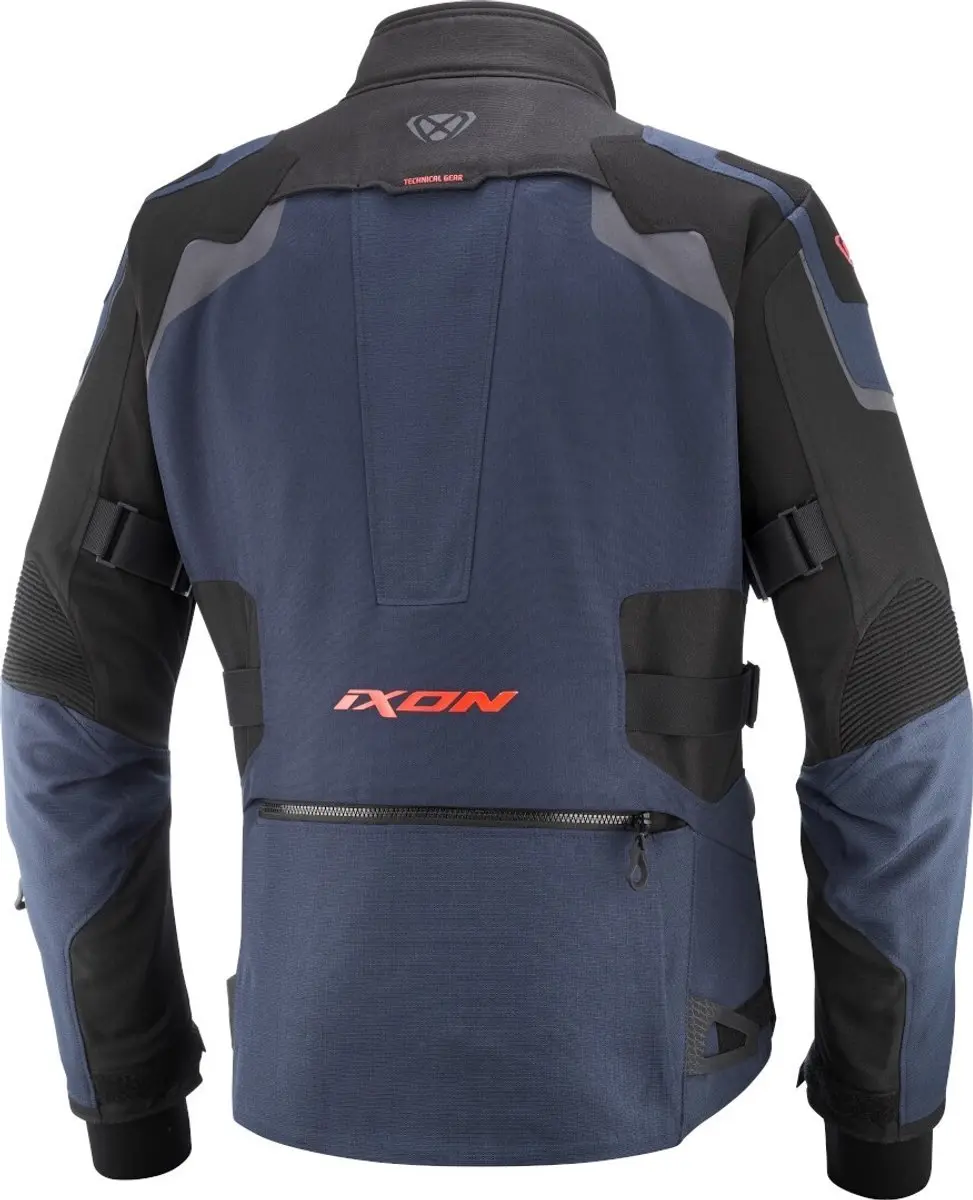 IXON Odin Motorjas - Marineblauw/Zwart/Rood - 4-seizoenen - M