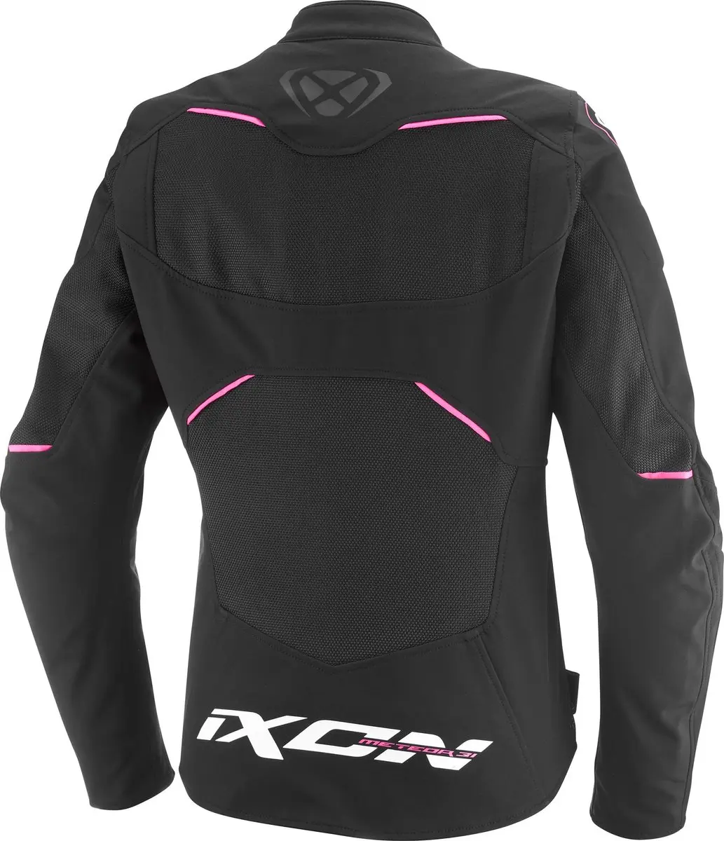 IXON Meteor 31 Dames Motorjas - Zwart/Wit/Rood - M
