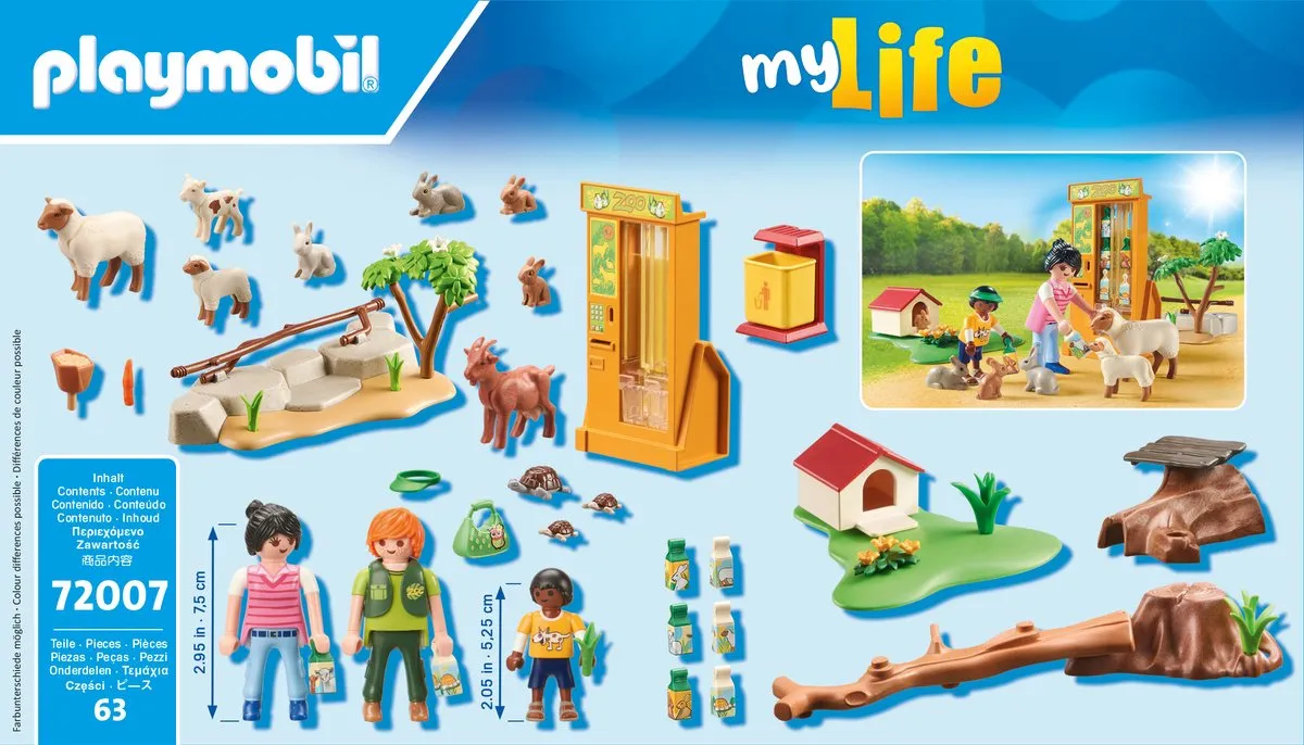 Playmobil My Life Dierentuin 72007 - Meerkleurig