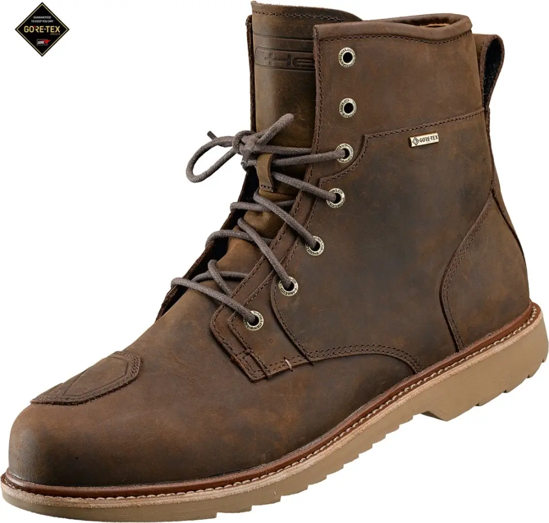 Held Saxton Gore-Tex Bruin Waterdicht Motorlaarzen