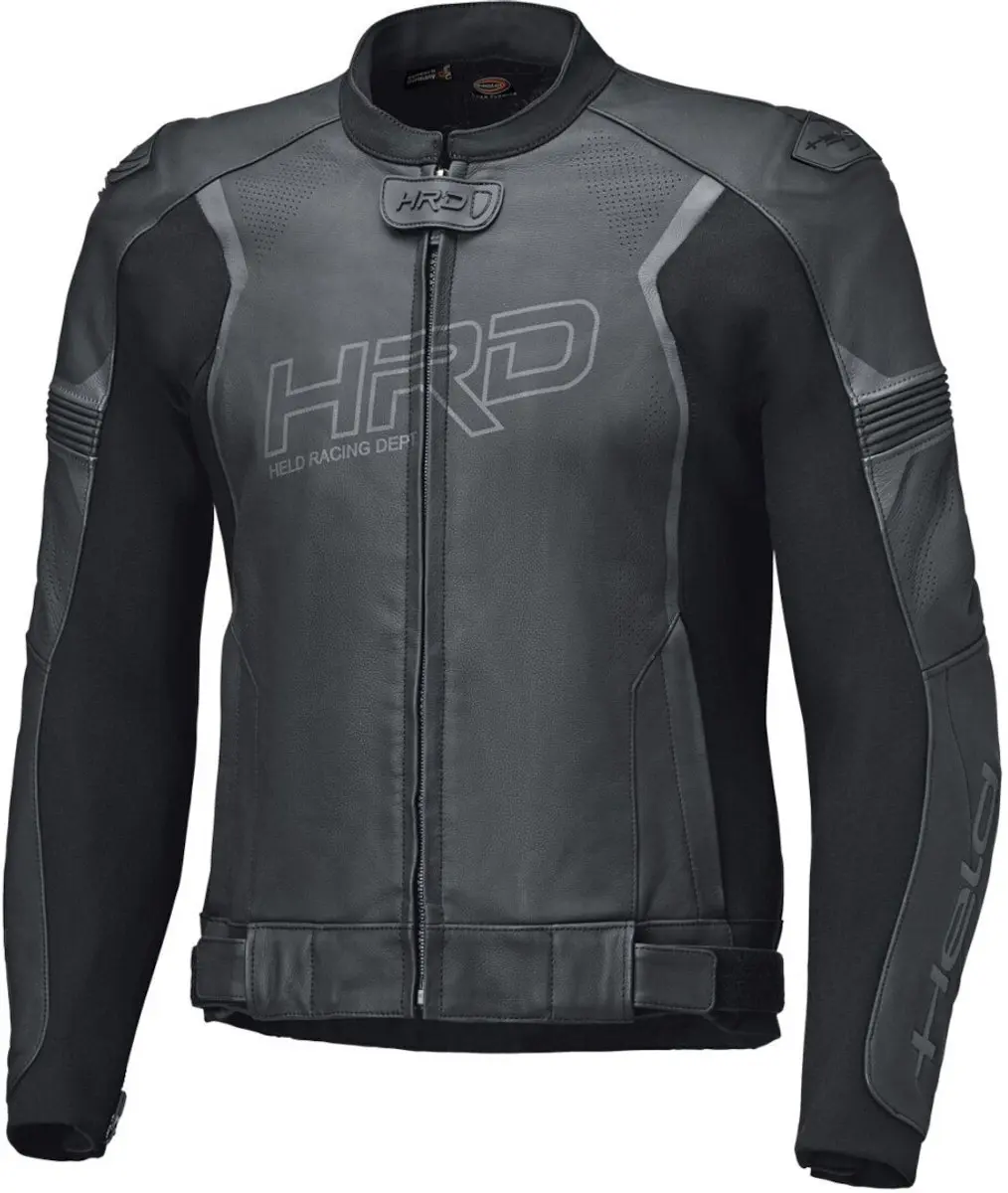 Held Street Rocket 4 Zwart Antraciet Leren Motorjas
