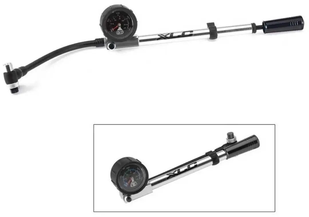 XLC PU-H03 Suspension HighAir Pro Voorvorkpomp - Zwart - afbeelding 2 van 2