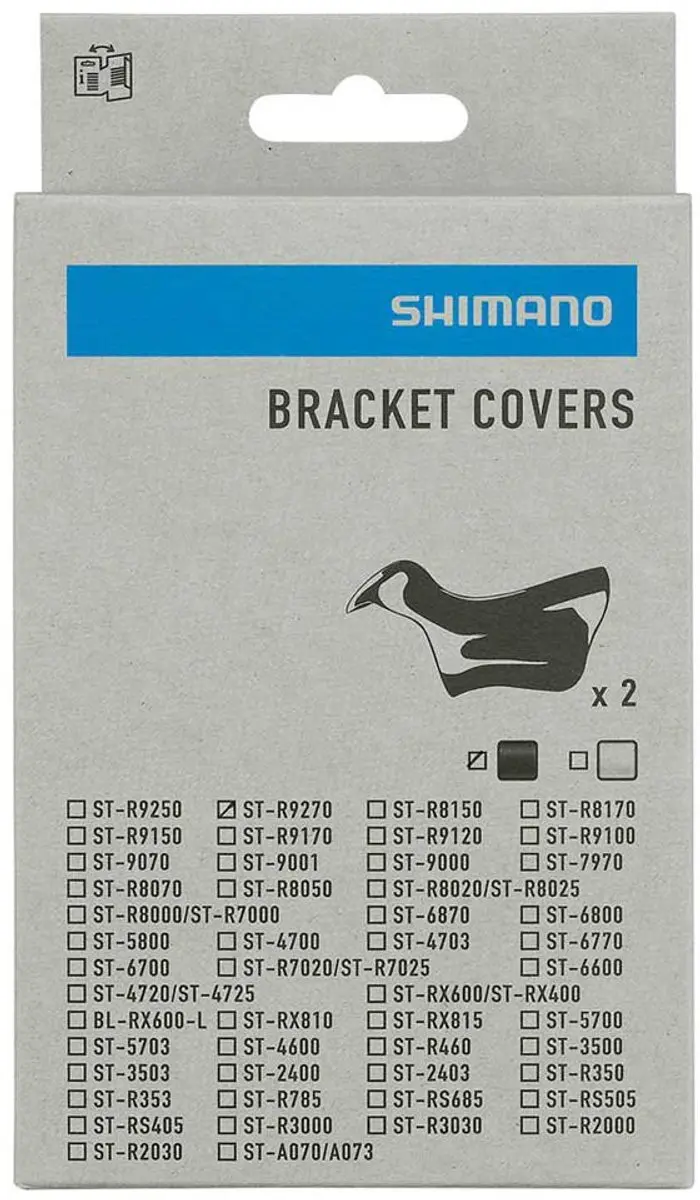 Shimano ST-R9270 Remgreeprubbers - 2 Stuks - Wit