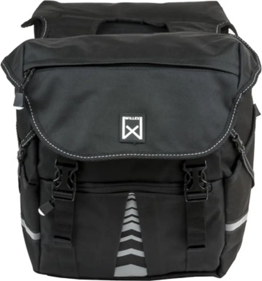 Willex Dubbele Fietstas S 1200 - 20L - Zwart