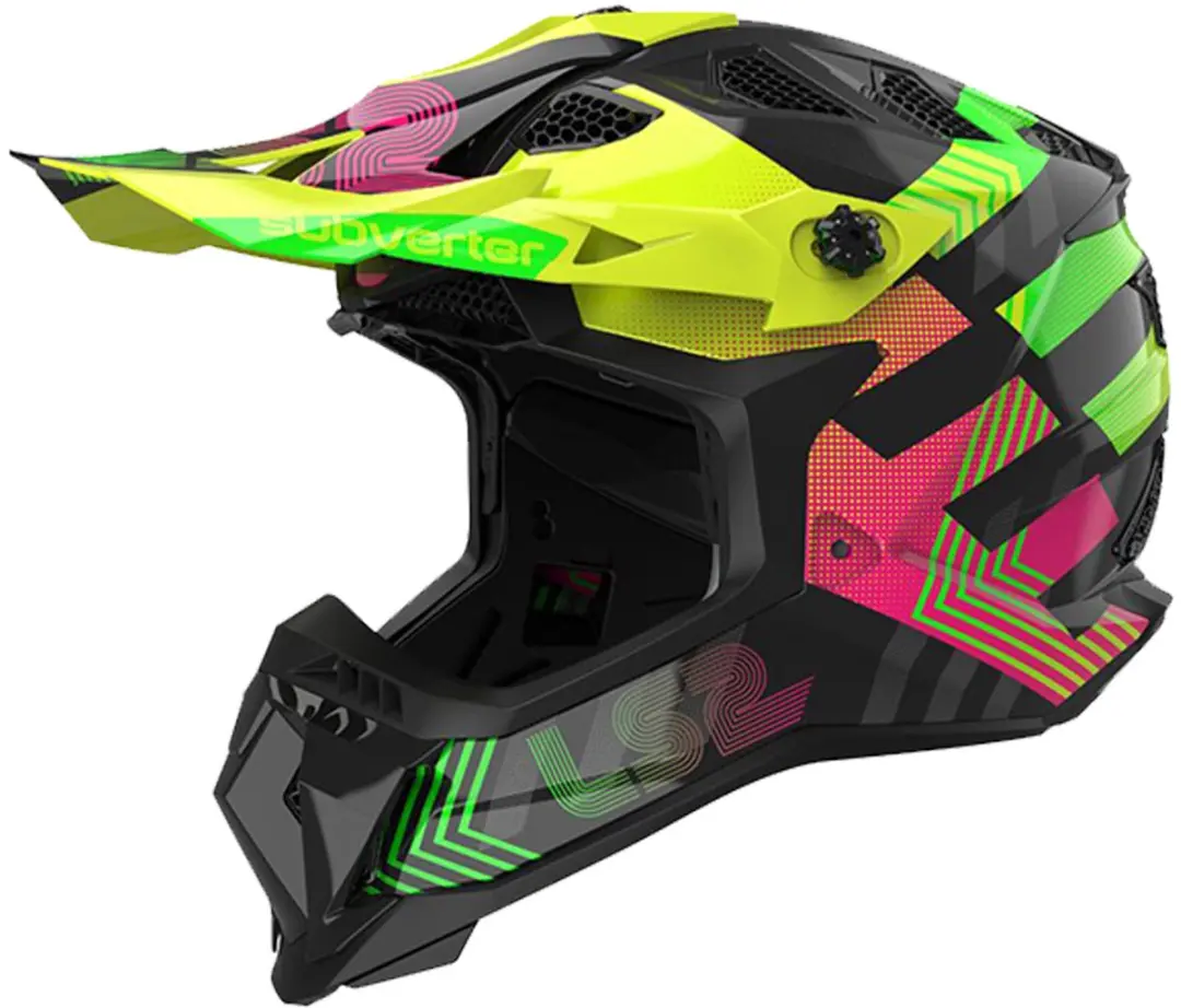 LS2 MX700 Subverter Chromatic Zwart-06 Offroad helm
