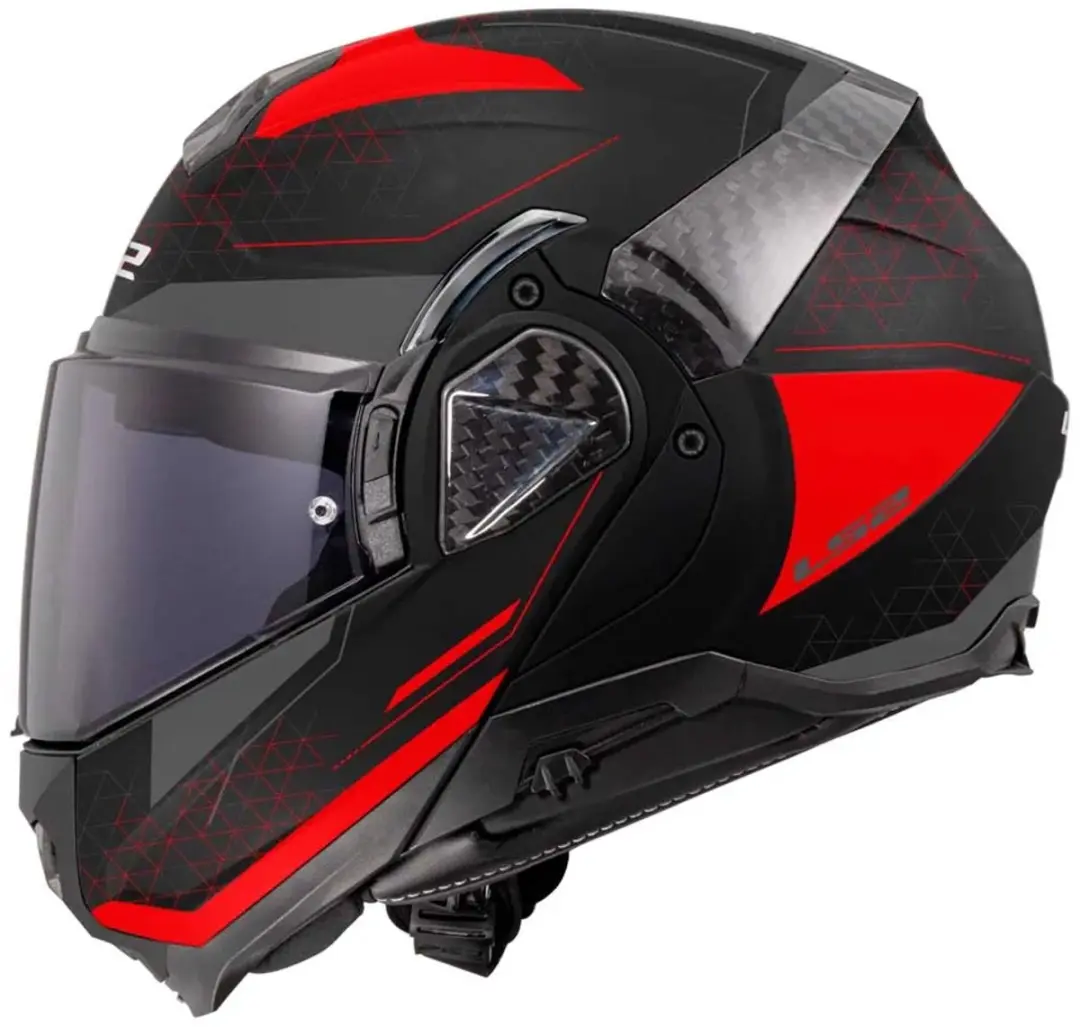 LS2 FF910 Advant II Astral Helm - L - Rood/Zwart