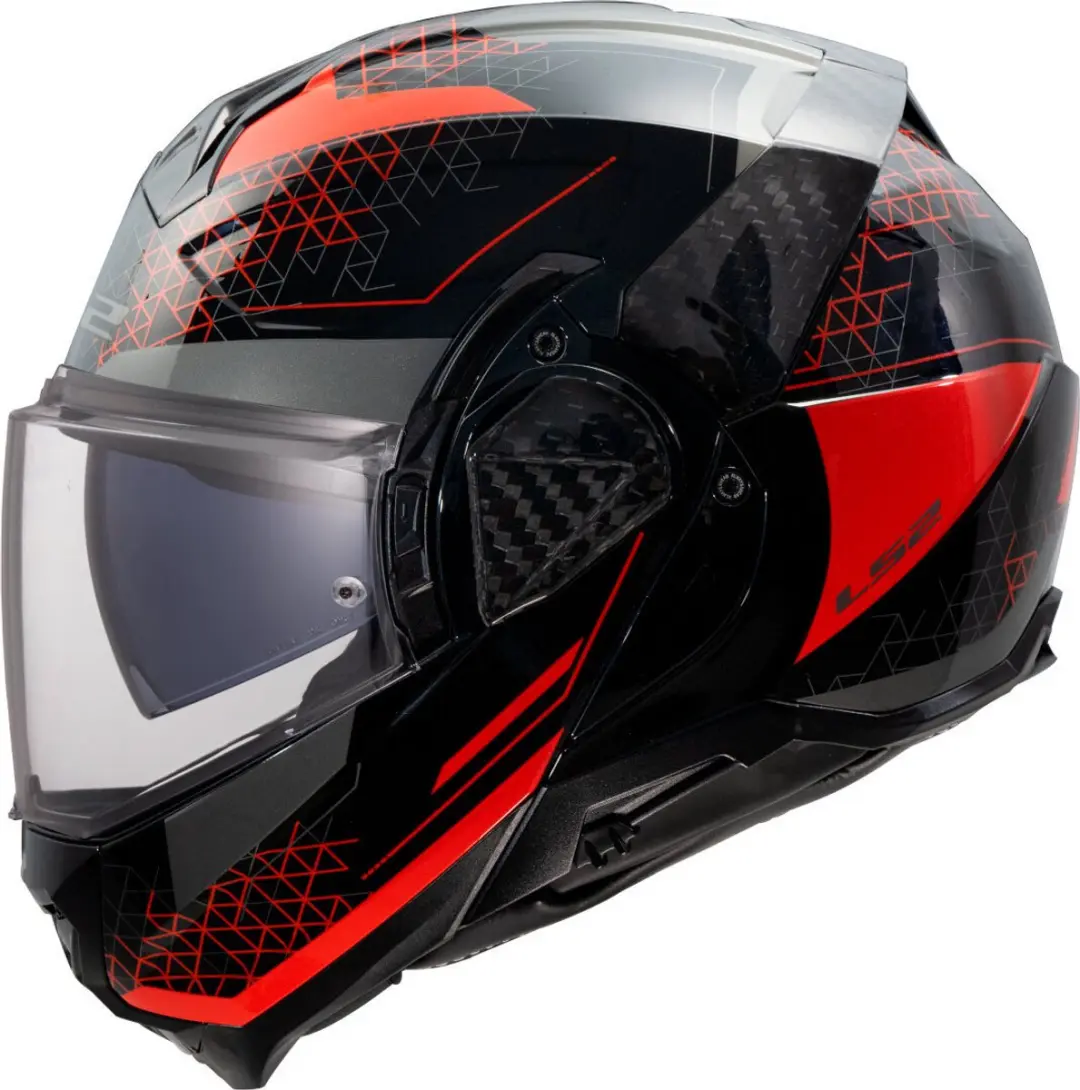 LS2 FF910 Advant II Astral Rood Systeemhelm