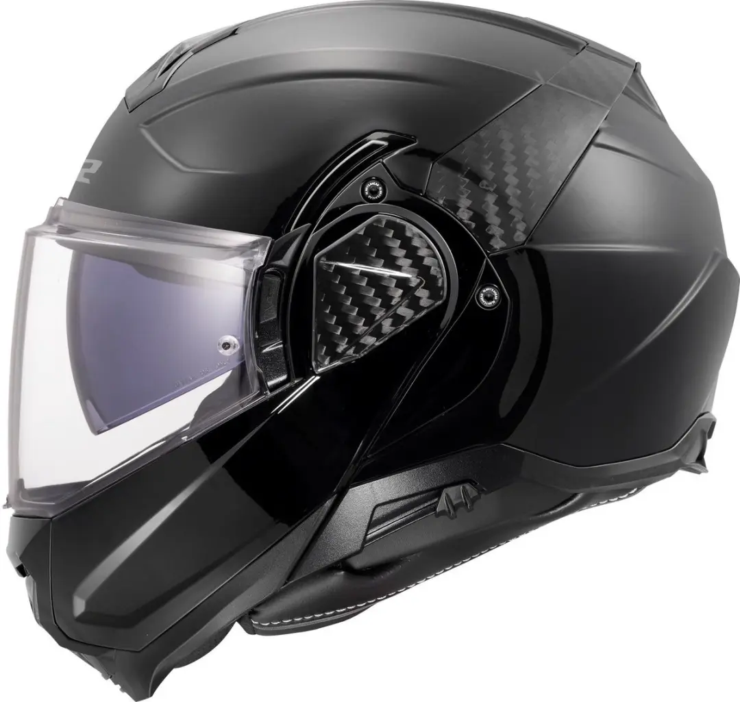 LS2 FF910 Advant II systeemhelm solid glans zwart