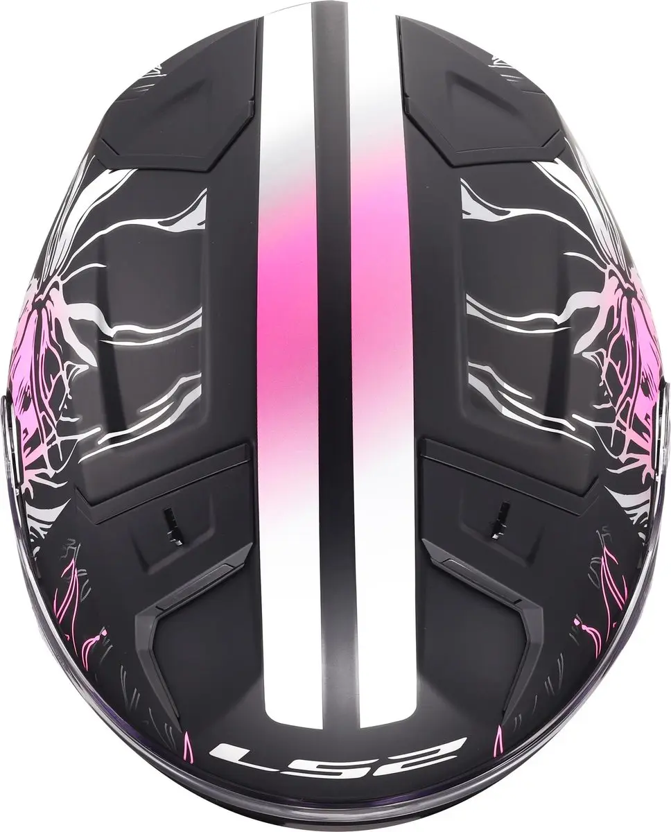 LS2 FF811 Vector II Darflo Helm - M Roze/Zwart