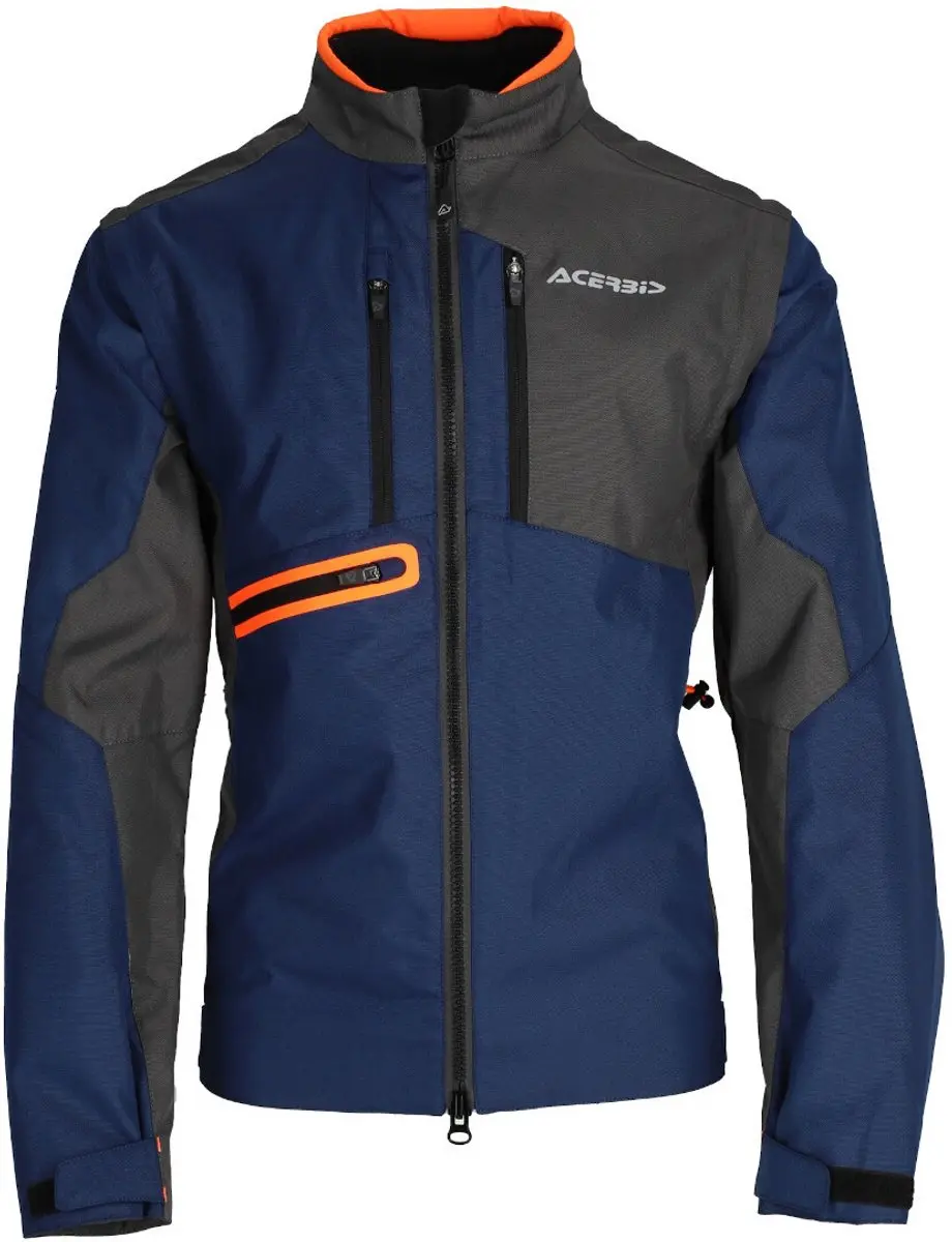 Acerbis Enduro One Motorjas - Blauw/Oranje 2XL - afbeelding 4 van 6