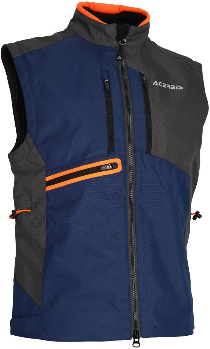 Acerbis Enduro One Motorjas - Blauw/Oranje 2XL - afbeelding 2 van 6