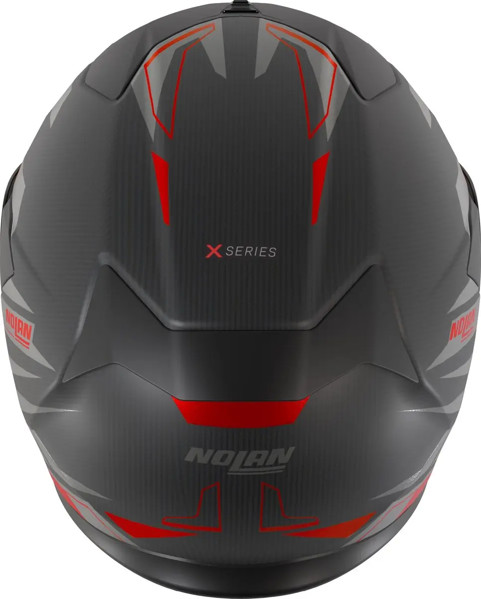 Nolan X-904 Ultra Carbon Rombo Helm - XL - Grijs/groen - afbeelding 6 van 6