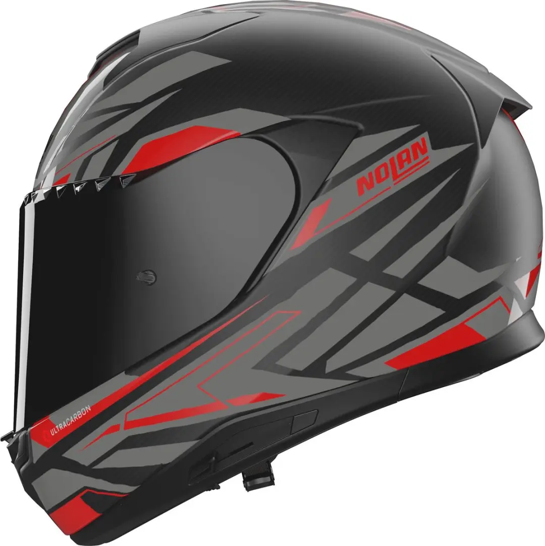 Nolan X-904 Ultra Carbon Rombo Helm - XL - Grijs/groen