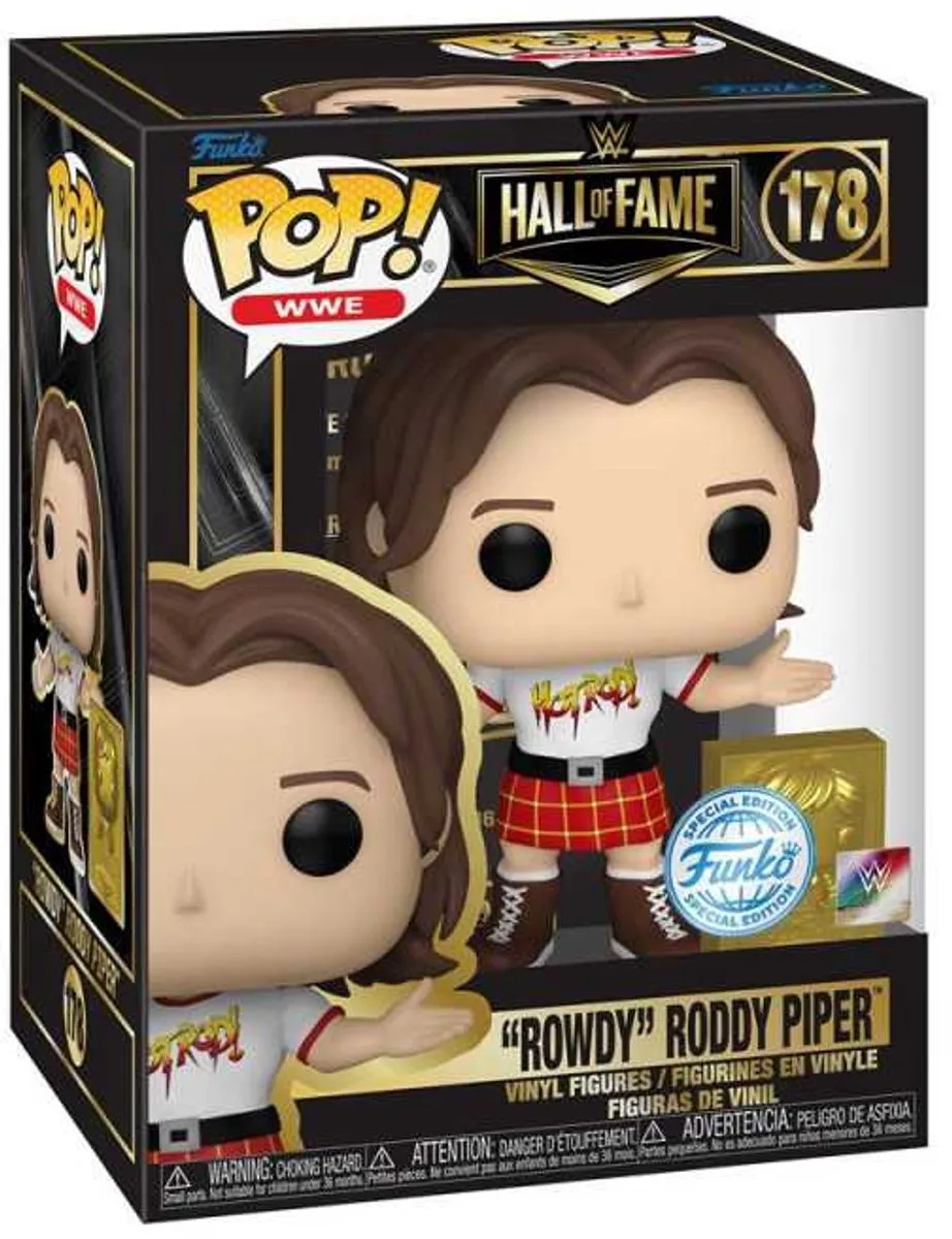 Funko Pop! WWE Rowdy Roddy Piper #178 Special Edition - Multicolor - afbeelding 3 van 3