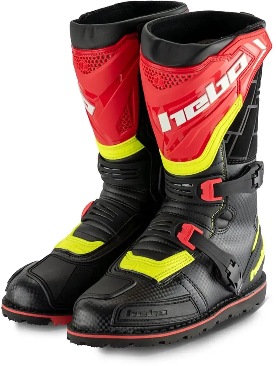 Hebo Technical 3.0 Wp Off-road Laarzen Geel,Rood,Zwart EU 46 Man