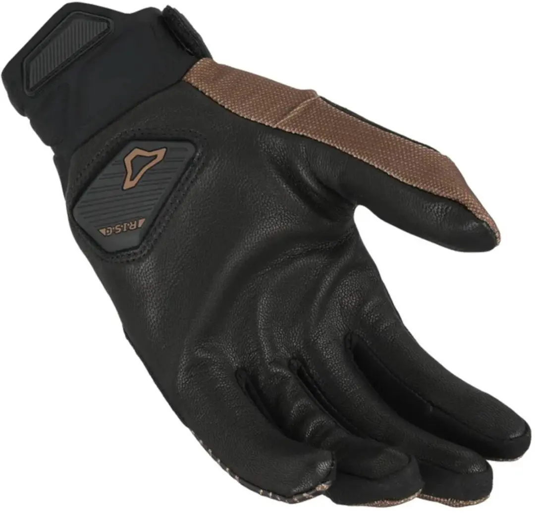 Macna Obtain Leather Motorfietshandschoenen - Zwart/Bruin XL