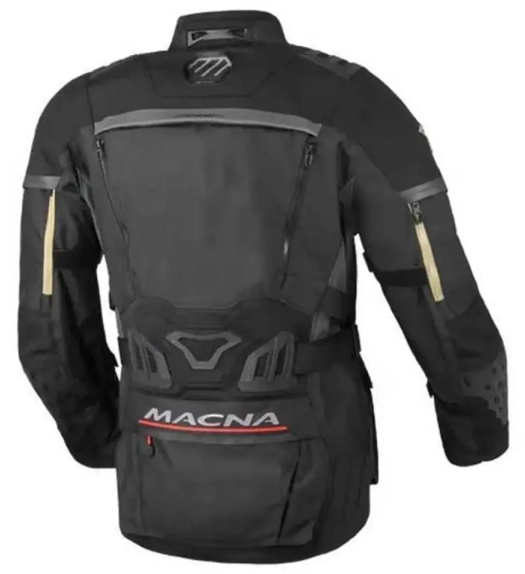 Macna Chieftane Solid Motorjas - Zwart - afbeelding 6 van 6