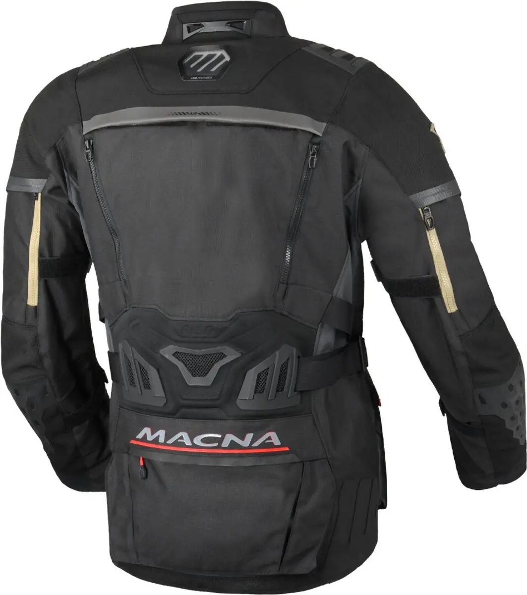 Macna Chieftane Solid Motorjas - Zwart - afbeelding 2 van 6
