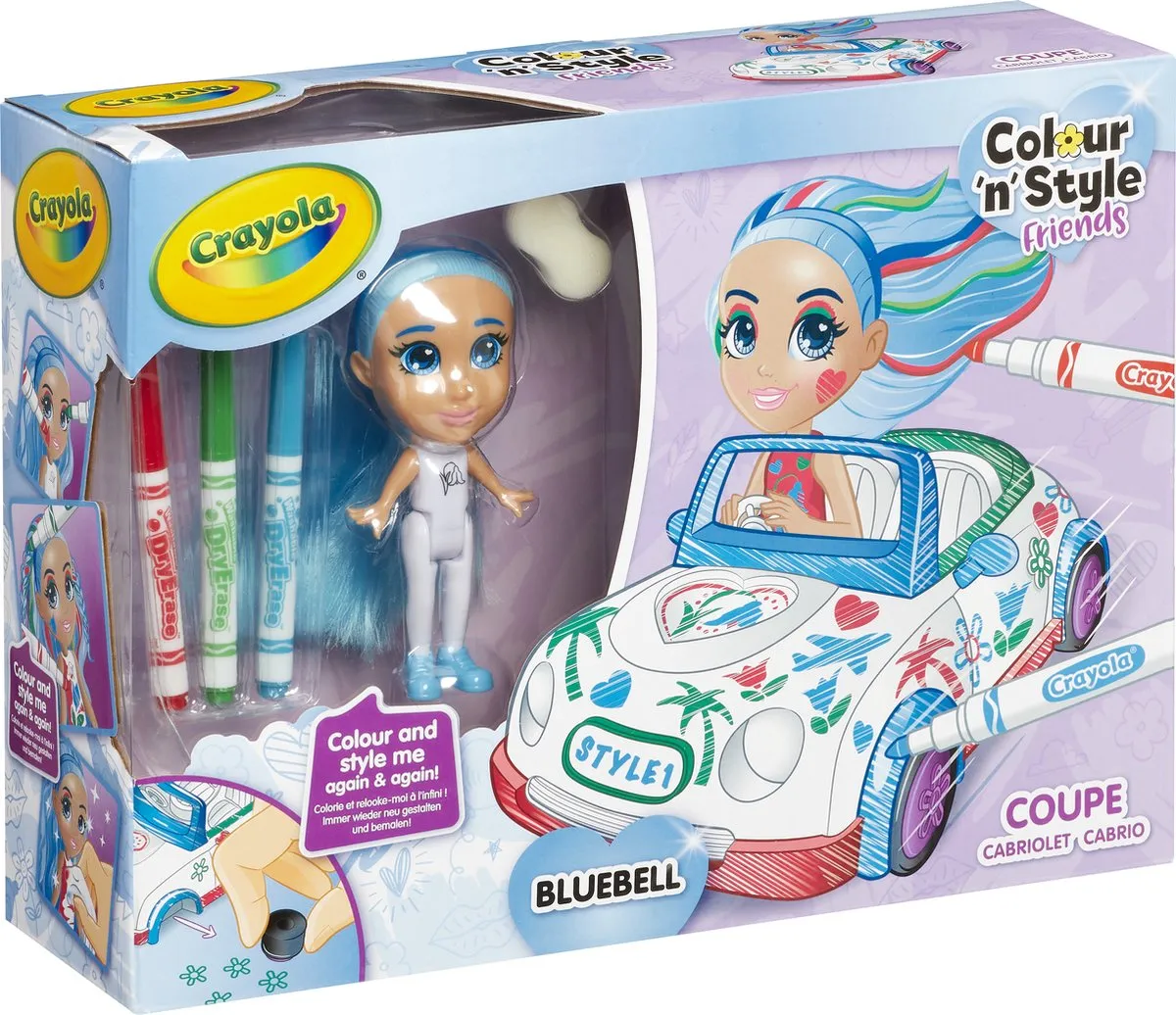 Crayola Colour & Style Friends Coupe - Speelgoedset