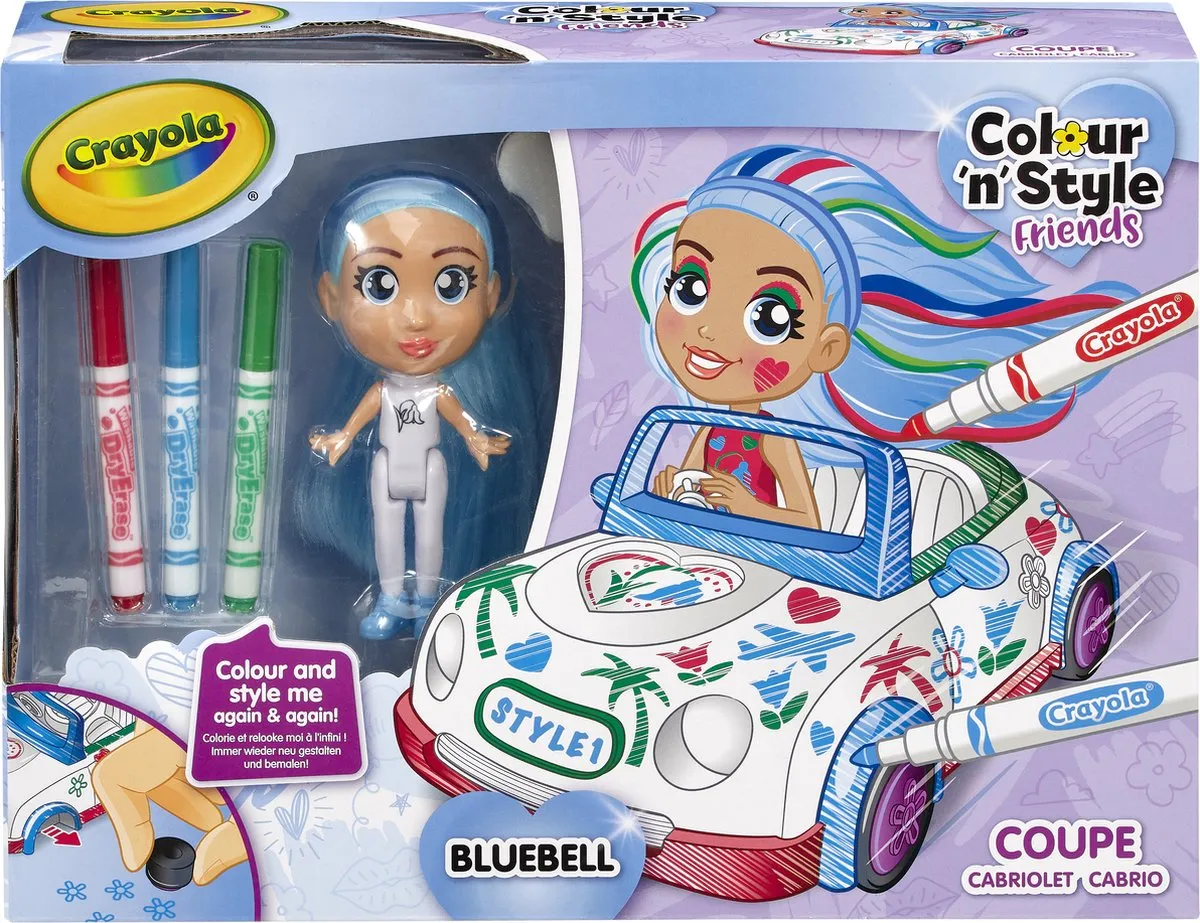 Crayola Colour & Style Friends Coupe - Speelgoedset